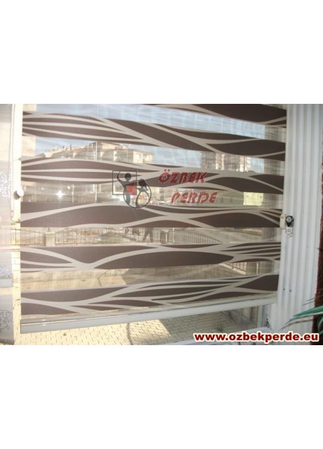 Damar Desenli Zebra Perde  100x200